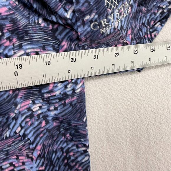 Callaway Polo Shirt Men's Small Blue Pink Geometric Swing Tech Crystal Mountain - Picture 6 of 11